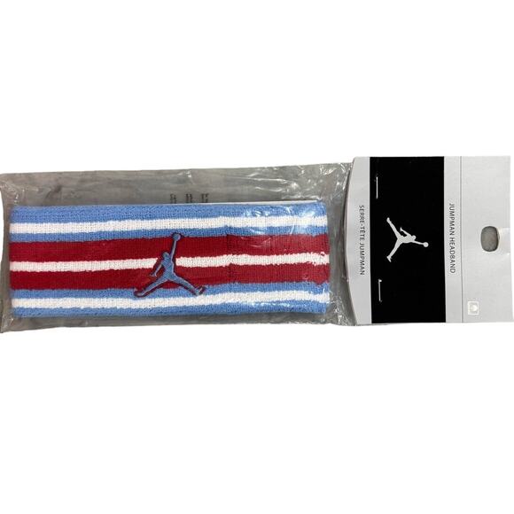 Vintage Jordan Jumpman Stretch Basketball Unisex Adult Headband One Size - Picture 1 of 5